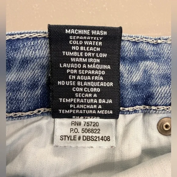 BKE Aiden Bootleg Distressed Denim Jeans 27 X 34 - Picture 11 of 11